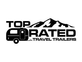Top Rated Travel Trailers logo design by qqdesigns