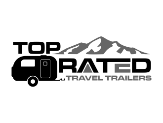 Top Rated Travel Trailers logo design by qqdesigns