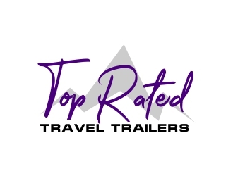 Top Rated Travel Trailers logo design by berkahnenen