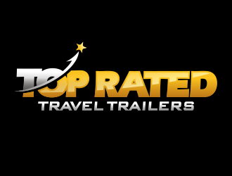 Top Rated Travel Trailers logo design by YONK