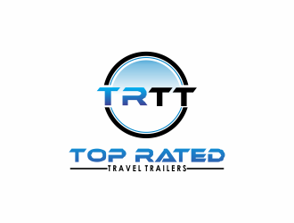 Top Rated Travel Trailers logo design by giphone