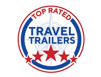 Top Rated Travel Trailers logo design by Roma