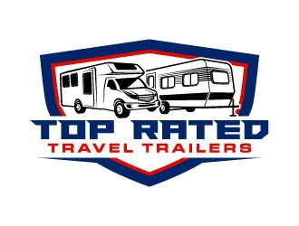 Top Rated Travel Trailers logo design by daywalker