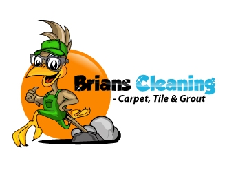 Brians Cleaning - Carpet, Tile & Grout logo design by Suvendu