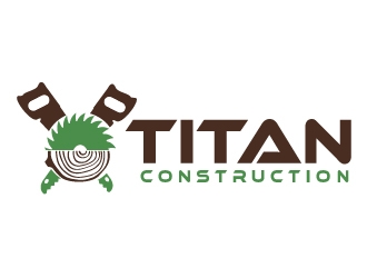 Titan Construction  logo design by shravya