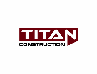 Titan Construction  logo design by santrie