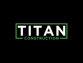 Titan Construction  logo design by BlessedArt