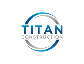 Titan Construction  logo design by BlessedArt