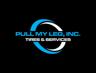 Pull My Leg, Inc. Tires & Services logo design by haidar