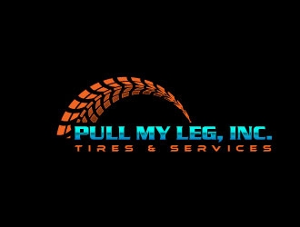 Pull My Leg, Inc. Tires & Services logo design by uttam