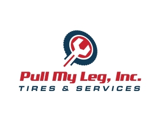 Pull My Leg, Inc. Tires & Services logo design by adwebicon