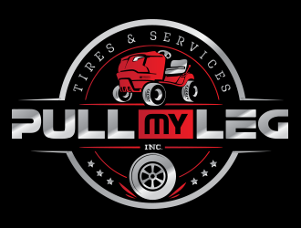 Pull My Leg, Inc. Tires & Services logo design by vinve