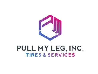 Pull My Leg, Inc. Tires & Services logo design by Kebrra