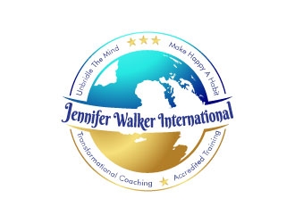 Jennifer Walker International logo design by Gaze