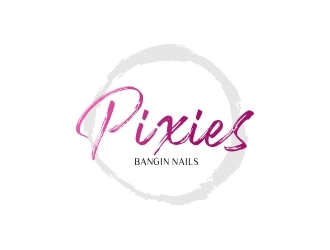 Pixies Banging Nails logo design by berkahnenen