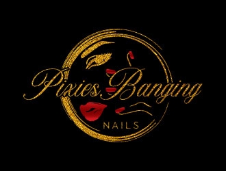 Pixies Banging Nails logo design by AYATA