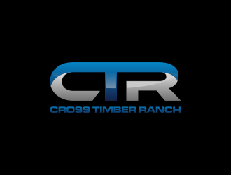 Cross Timber Ranch - CTR logo design by ammad