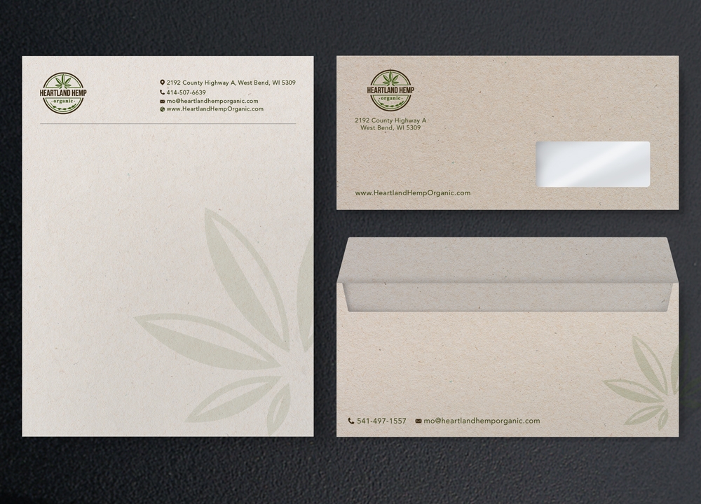 Heartland Hemp Organic logo design by KHAI