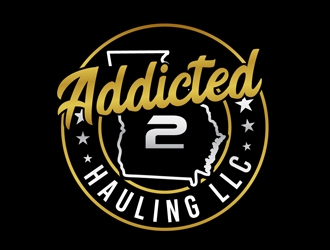 ADDICTED 2 HAULING LLC  logo design by DreamLogoDesign