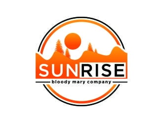 sunrise bloody mary company logo design by bricton