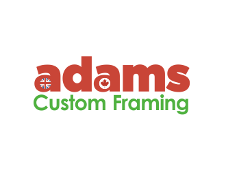 Adams Custom Framing logo design by YONK