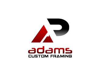 Adams Custom Framing logo design by shernievz