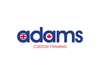 Adams Custom Framing logo design by logosmith