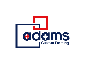 Adams Custom Framing logo design by bluespix