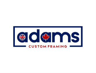 Adams Custom Framing logo design by evdesign