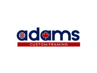 Adams Custom Framing logo design by evdesign