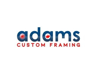 Adams Custom Framing logo design by MRANTASI