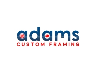 Adams Custom Framing logo design by MRANTASI