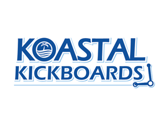 Koastal Kickboards  logo design by megalogos