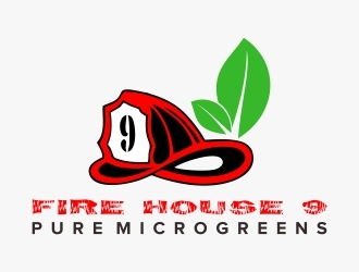 Fire House 9 - Pure Microgreens logo design by berkahnenen