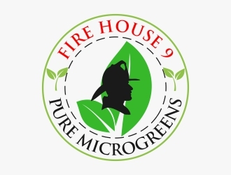 Fire House 9 - Pure Microgreens logo design by berkahnenen