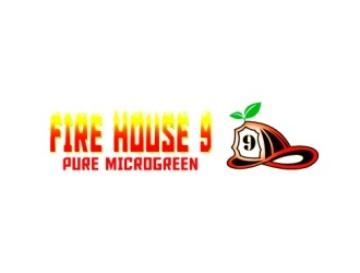 Fire House 9 - Pure Microgreens logo design by rizuki