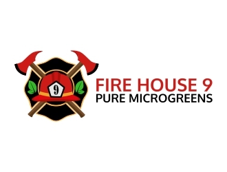 Fire House 9 - Pure Microgreens logo design by careem