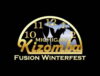 Michigan Kizomba Fusion Winterfest logo design by bulatITA