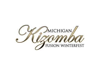 Michigan Kizomba Fusion Winterfest logo design by dibyo