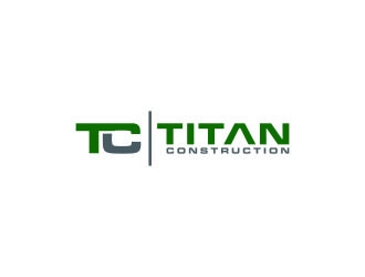 Titan Construction  logo design by bricton