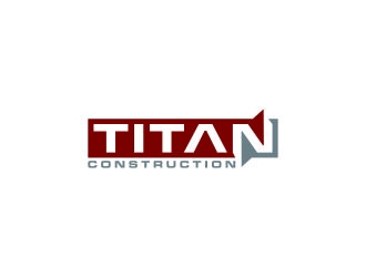 Titan Construction  logo design by bricton