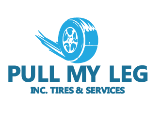 Pull My Leg, Inc. Tires & Services logo design by ManishSaini