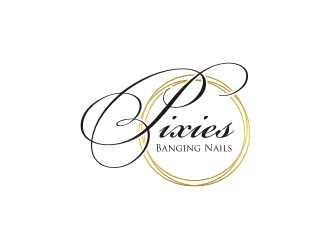 Pixies Banging Nails logo design by Zeratu