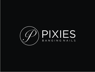 Pixies Banging Nails logo design by Adundas