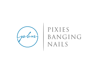 Pixies Banging Nails logo design by logitec