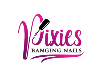 Pixies Banging Nails logo design by imagine