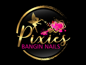 Pixies Banging Nails logo design by ingepro