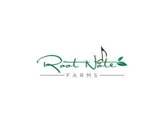 Root Note Farms logo design by Zeratu