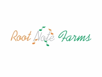 Root Note Farms logo design by KaySa