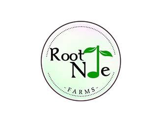 Root Note Farms logo design by XyloParadise